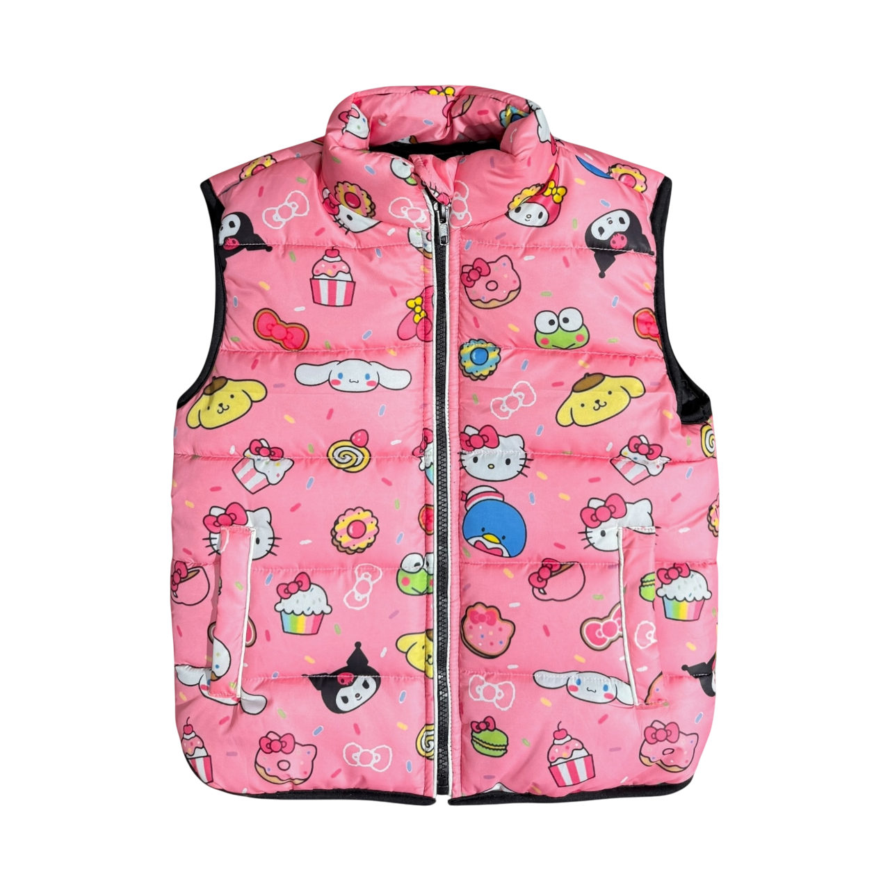 Candy Pop Sleeveless Puffer Jacket