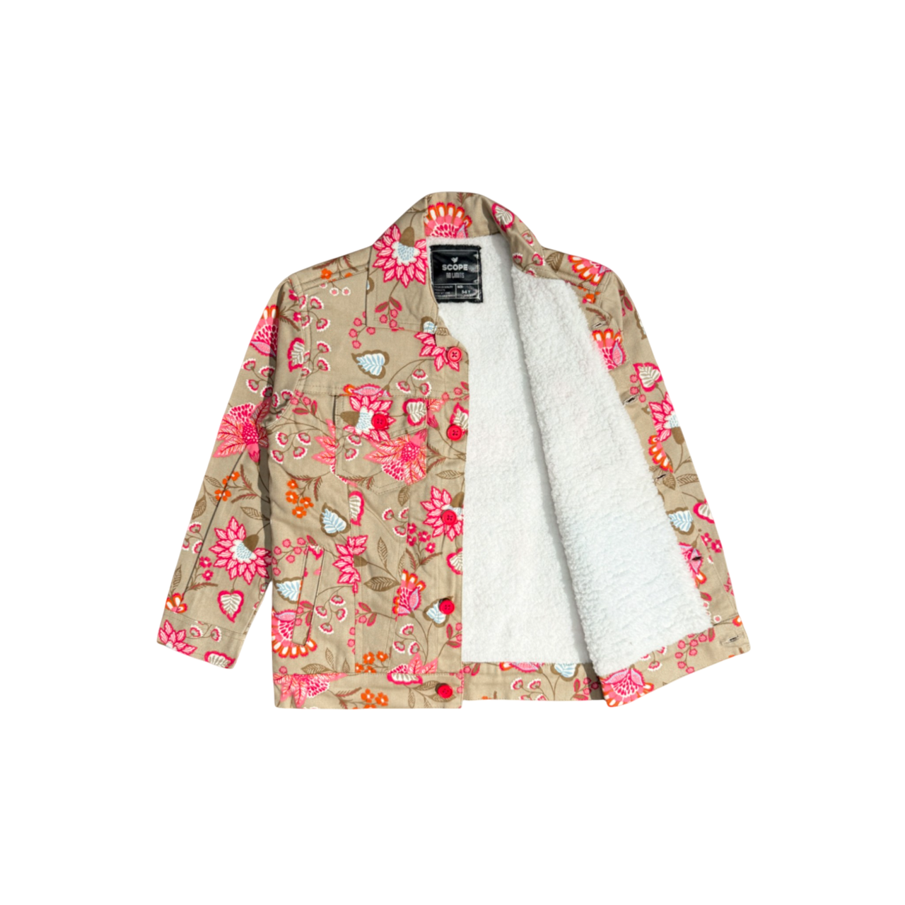 Mocha Bloom  Fur Jacket