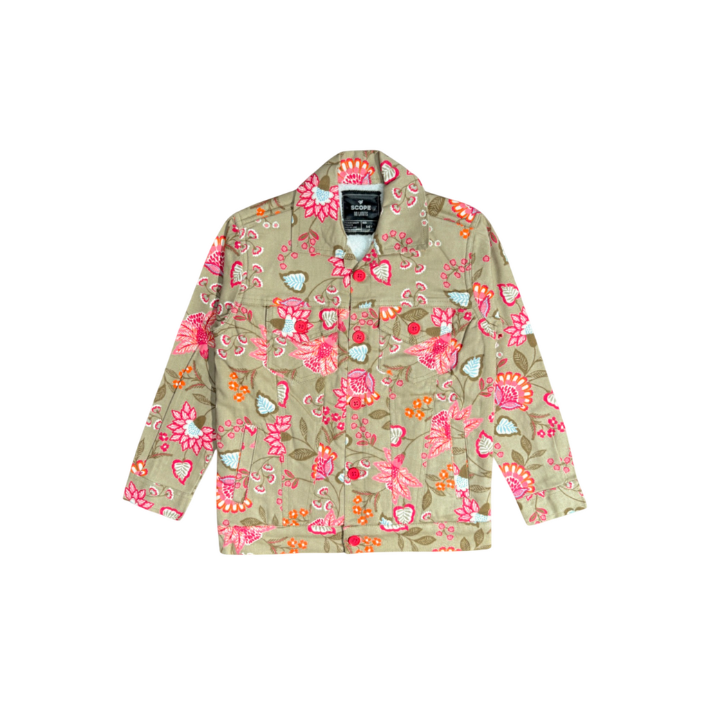 Mocha Bloom  Fur Jacket