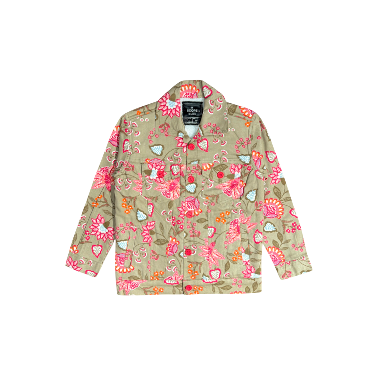 Mocha Bloom  Fur Jacket