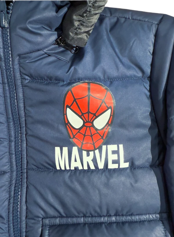 Spider-Man Navy Puffer Jacket